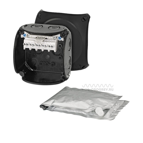 Hensel WP 0202 B распределительная коробка с заливным компаундом, 93х93х62, IP68, защ. от УФ